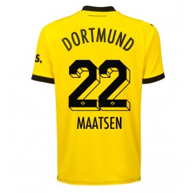 Borussia Dortmund Ian Maatsen #22 Hemmakläder 2023-24 Kortärmad